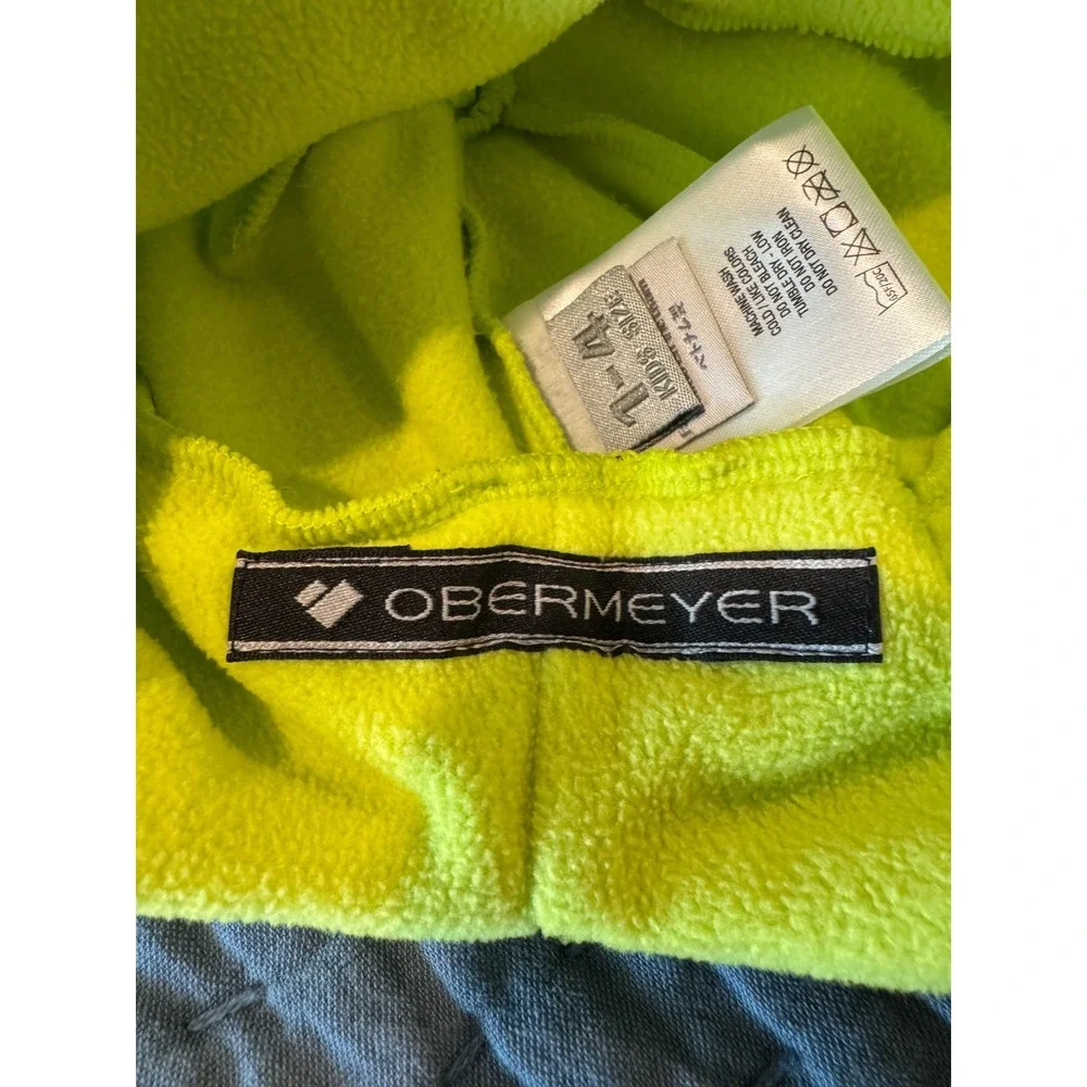 Obermeyer Unisex Kids Orbit Fleece Winter Hat Size 1-4 Limelight Model 77014